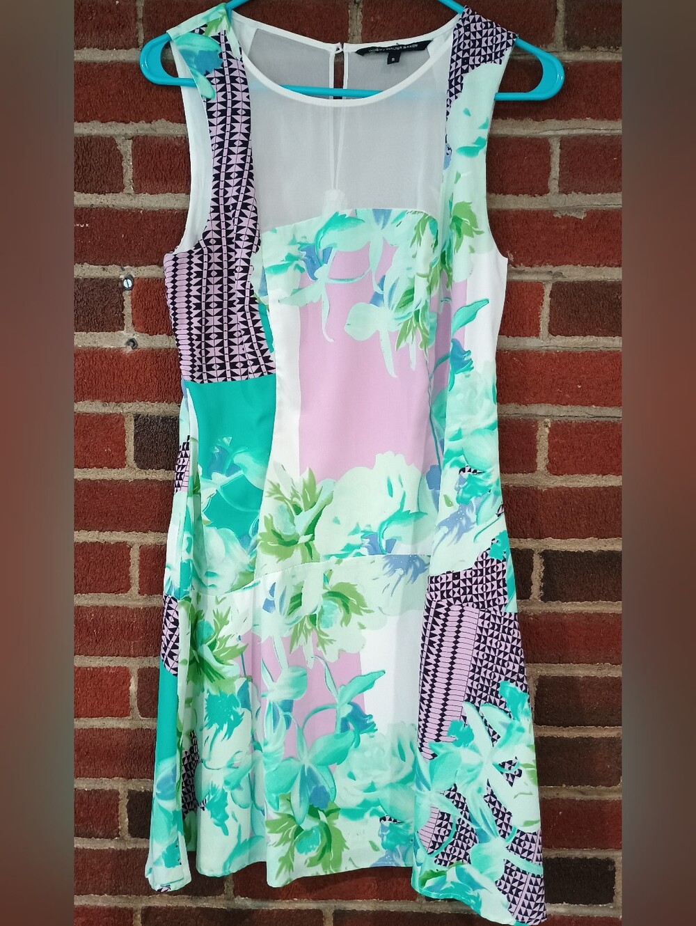 W118 By Walter Baker Floral Patchwork Dress Size Small